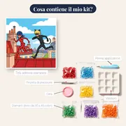 Ladybug e Chat Noir sui tetti – contenuto del kit