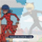 Ladybug e Chat Noir sui tetti – primo piano dei diamanti
