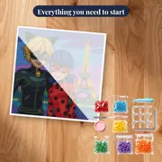 Ladybug and Cat Noir Illuminated Eiffel Tower – kit ready to start