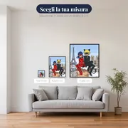 Ladybug e Chat Noir sulla neve a Parigi – misure disponibili