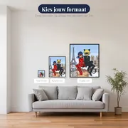 Ladybug en Cat Noir in de sneeuw – beschikbare formaten