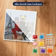 Ladybug und Cat Noir im Schnee über Paris – Set bereit zum Loslegen