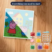 Peppa and George in Front of Their Hilltop House – kit ready to start