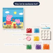 Peppa und Schorsch am Strand mit Eimern – Inhalt des Sets