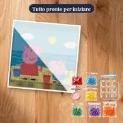 Peppa e George sulla spiaggia con secchielli – kit pronto per iniziare