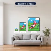 Peppa en George op de glijbaan – beschikbare formaten