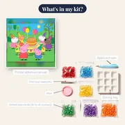Peppa and George Birthday Party Celebration – kit contents
