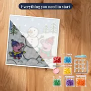 Peppa and George Building a Snowman – kit ready to start