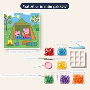 Peppa en George kamperen in een groene tent – inhoud van het pakket