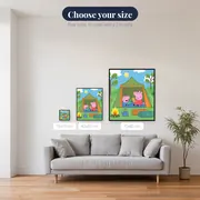 Peppa and George Camping in a Tent – available sizes