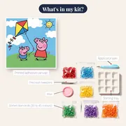 Peppa and George Flying a Colorful Kite – kit contents