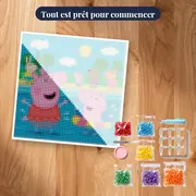 Peppa et George à la piscine ensoleillée – kit prêt à commencer