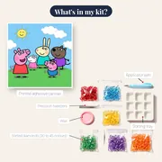 Peppa and George Playing with Friends on a Hill – kit contents