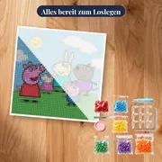 Peppa und Schorsch mit Freunden auf dem Hügel – Set bereit zum Loslegen