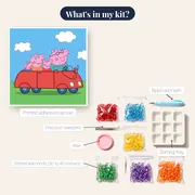 Family Car Ride With Peppa And George – kit contents