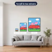 Gita in auto con Peppa e famiglia – misure disponibili