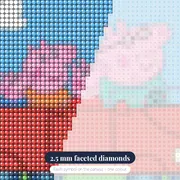 Family Car Ride With Peppa And George – diamond close-up