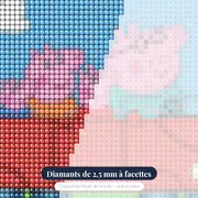 Balade en voiture avec Peppa et George – gros plan des diamants