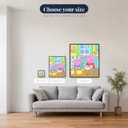 Peppa and George Baking Cakes in the Kitchen – available sizes