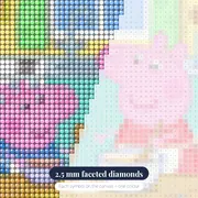 Peppa and George Baking Cakes in the Kitchen – diamond close-up