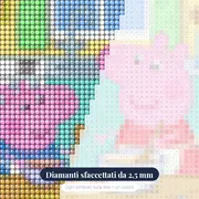 Peppa e George preparano dolci in cucina – primo piano dei diamanti