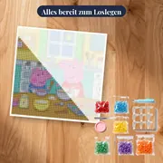Peppa und Schorsch backen Kuchen in der Küche – Set bereit zum Loslegen