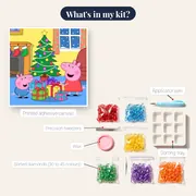 Peppa and George Christmas Morning with Presents – kit contents