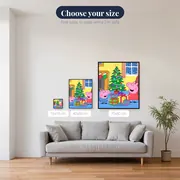 Peppa and George Christmas Morning with Presents – available sizes