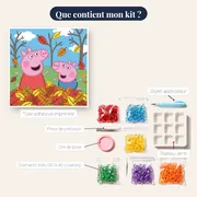 Peppa et George dans les feuilles d'automne – contenu du kit