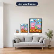 Peppa en George in de herfstbladeren – beschikbare formaten