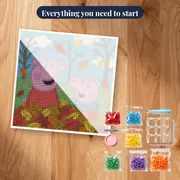 Peppa and George Playing in Autumn Leaves – kit ready to start