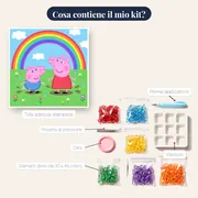 Peppa e George sotto l'arcobaleno – contenuto del kit