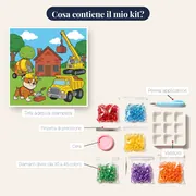 Rubble costruisce una casa di mattoni – contenuto del kit
