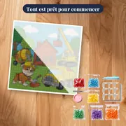Rubble et son équipe construisant une maison en briques – kit prêt à commencer
