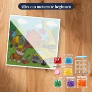 Rubble bouwt een huis met bakstenen – pakket klaar om te beginnen