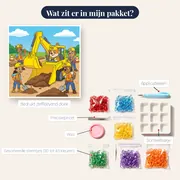 Rubble en zijn bouwteam graven met de graafmachine – inhoud van het pakket