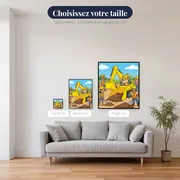 Rubble et son équipe sur la pelleteuse – tailles disponibles