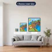 Rubble and Crew Fixing the River Bridge – available sizes