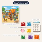 Rubble and the Construction Crew with Cement Mixer Truck – kit contents