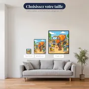 Rubble et son équipe devant la bétonnière – tailles disponibles