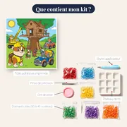 Rubble et son équipe construisent une cabane – contenu du kit