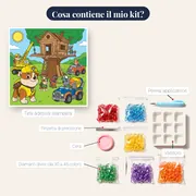 Rubble e la squadra costruiscono una casa sull'albero – contenuto del kit