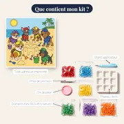 Château de sable avec Rubble et son équipe – contenu du kit