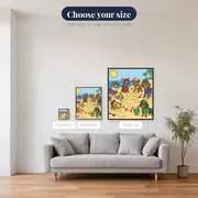Rubble and Crew Building a Sandcastle at the Beach – available sizes