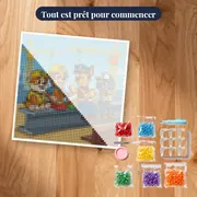 Pause déjeuner sur la poutre du chantier – kit prêt à commencer