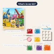 Rubble and the Construction Crew Waving – kit contents