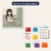 Theekransje met slapende kat – inhoud van het pakket
