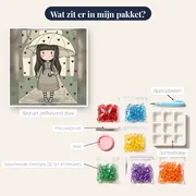 Meisje onder de hartenparaplu – inhoud van het pakket