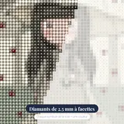 Pluie de cœurs Gorjuss – gros plan des diamants