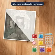 Meisje onder de hartenparaplu – pakket klaar om te beginnen